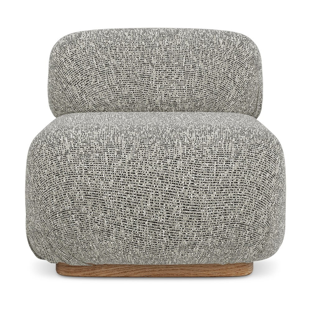 Šedý modul pohovky (středový díl) Ailani – Makamii