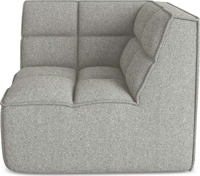 Světle šedý modul pohovky Kalai – Makamii