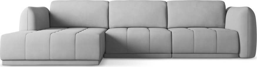 Světle šedá rohová pohovka (levý roh) Hoku – Makamii