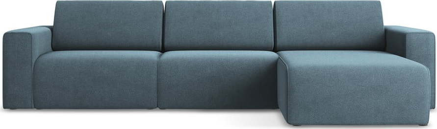 Modrá modulární rohová pohovka (pravý roh) Kalea – Makamii