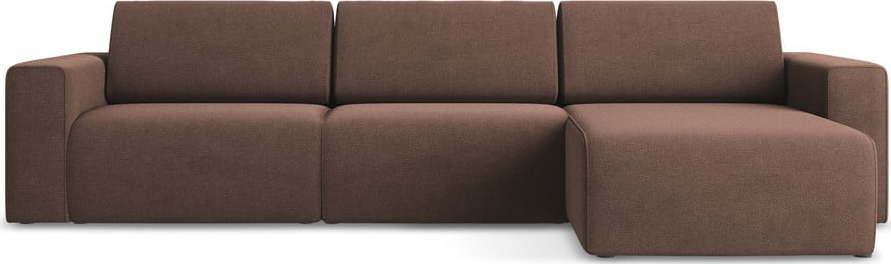 Růžová modulární rohová pohovka (pravý roh) Kalea – Makamii