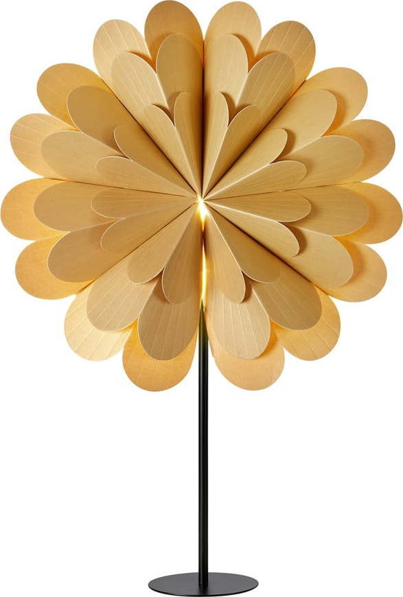 Světelná dekorace s vánočním motivem ve zlaté barvě ø 45 cm Maravilla – Markslöjd