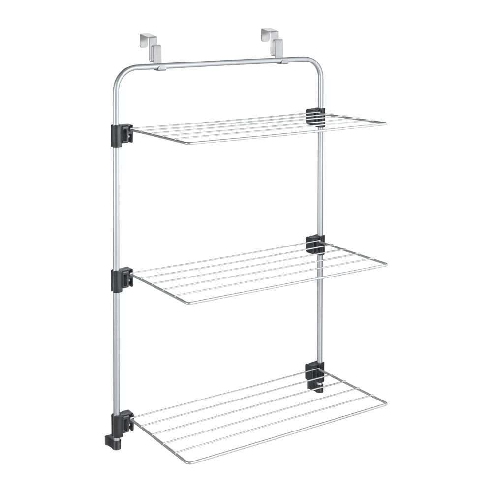 Závěsný sušák na prádlo ve stříbrné barvě 11 m Gale – Metaltex