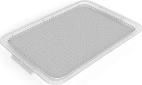 Bílé plastové víko na úložný box 57x39x3 cm Albris – Rotho