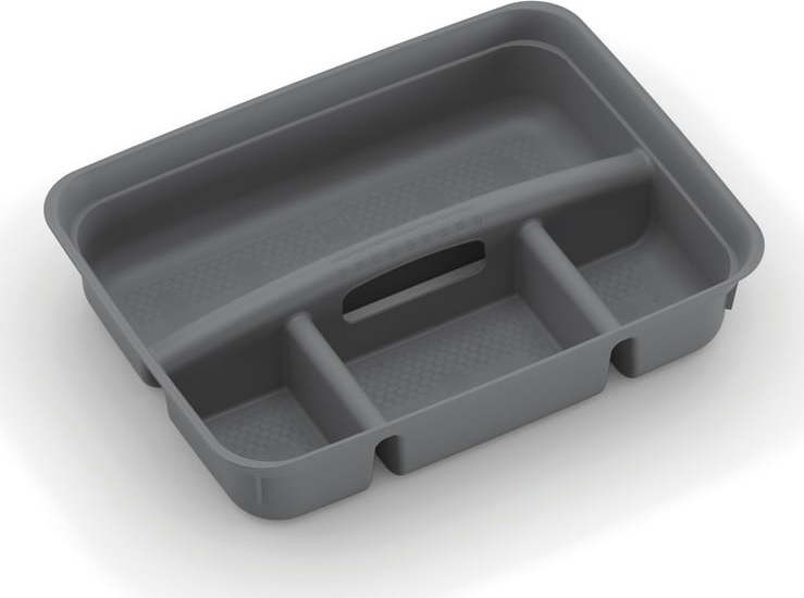 Šedý plastový rozdělovač do úložného boxu 35,5x26,5x8,5 cm K Latch Box – KIS