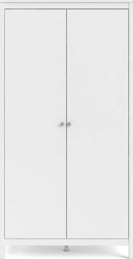 Bílá šatní skříň 102x199 cm Madrid – Tvilum