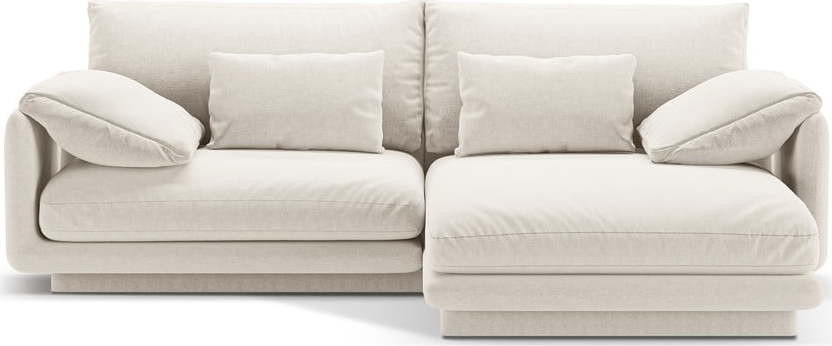 Bílá rohová pohovka (pravý roh) Torino – Micadoni Home