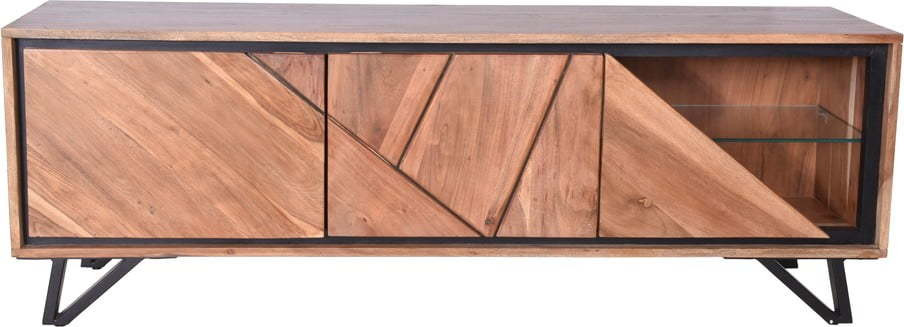TV stolek z masivu akácie v přírodní barvě 150x51x40 cm Ambala – Interia Home & Living