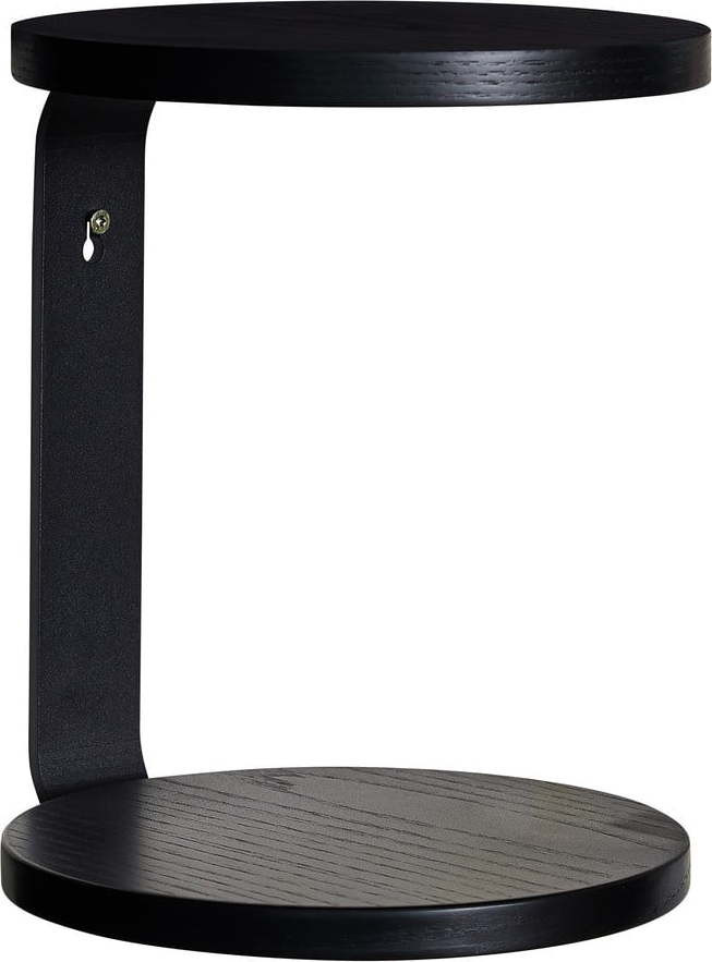 Černá patrová police 25,5 cm Oto – Hübsch