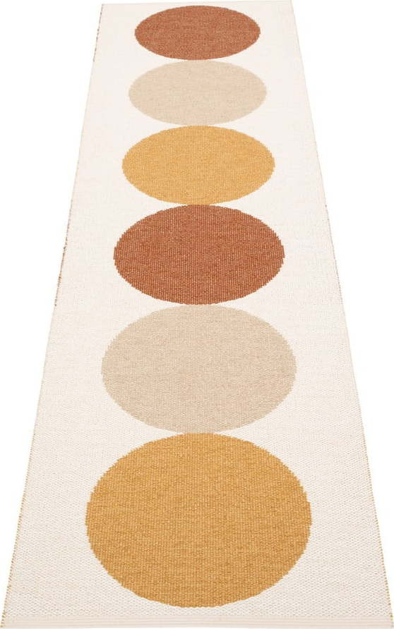 Okrově žluto-krémový vnitřní a venkovní běhoun 70x280 cm Otto Harvest – Pappelina