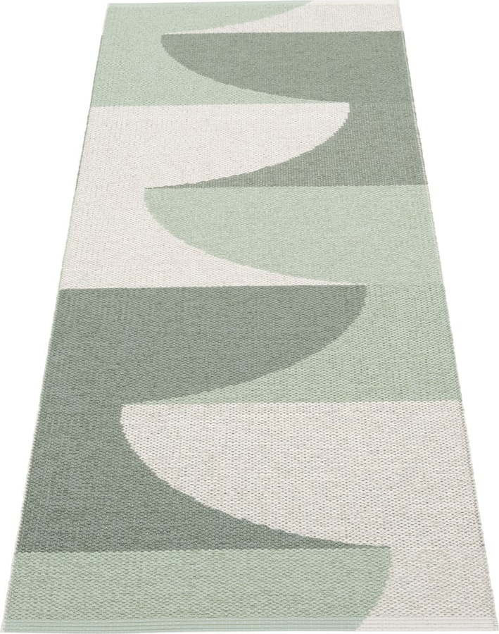 Zelený vnitřní a venkovní běhoun 70x180 cm Hill Army Misty Mint – Pappelina