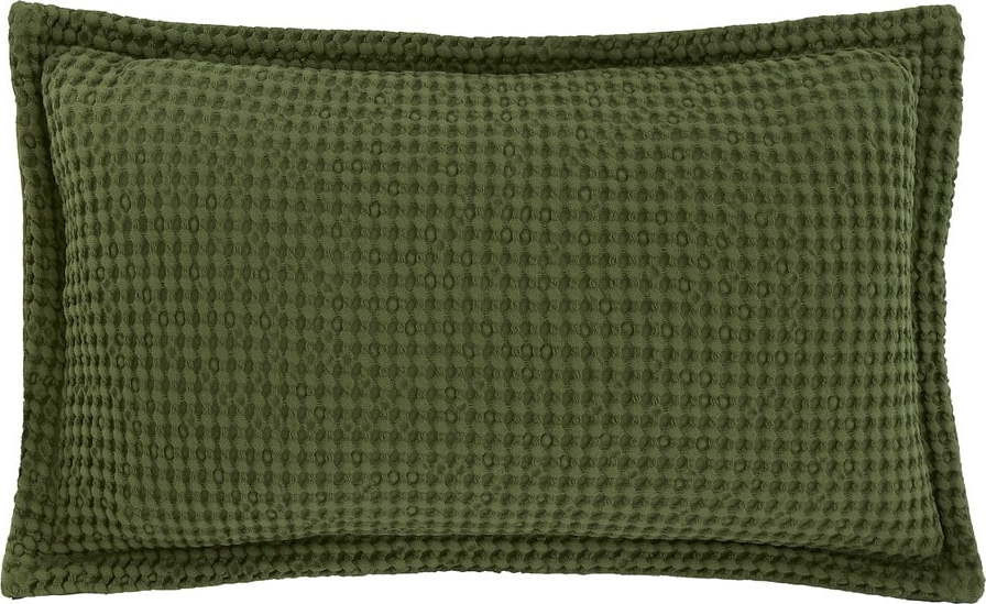 Bavlněný dekorační polštář 30x50 cm Jaipur Chunky Waffle – Pineapple Elephant