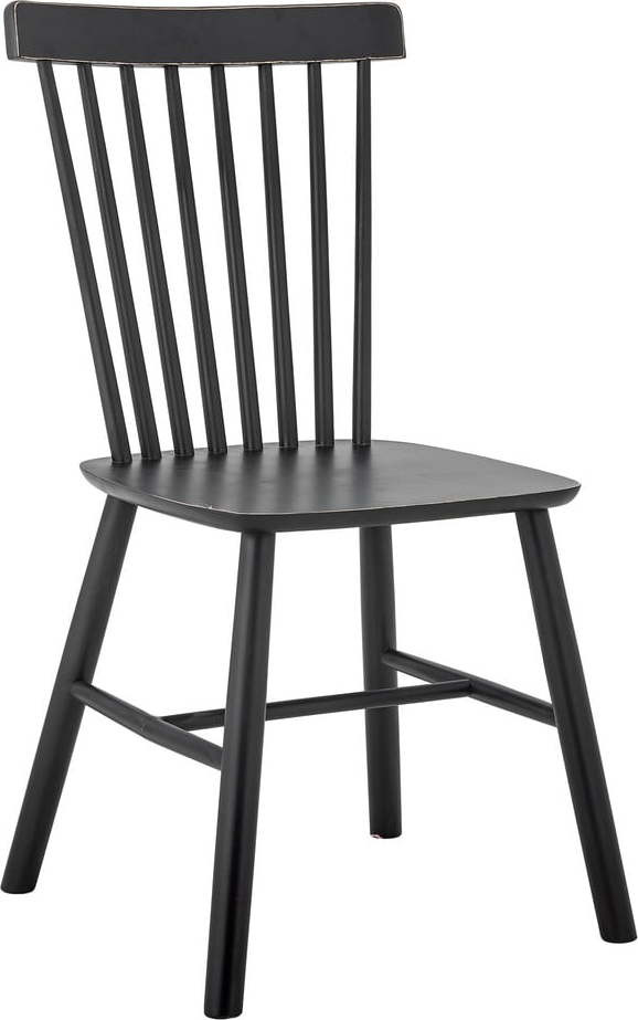 Černá jídelní židle z kaučukového dřeva Mill – Bloomingville