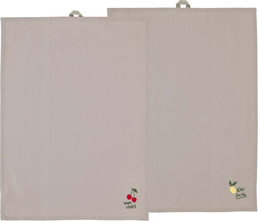 Bavlněné utěrky v sadě 2 ks 50x70 cm Bistro – Södahl