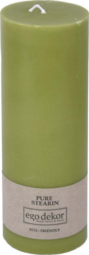 Zelená svíčka Eco candles by Ego dekor Friendly, doba hoření 60 h