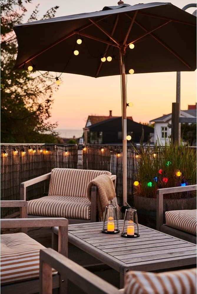 Solární světelný řetěz počet žárovek 10 ks délka 300 cm Lucas Clear – Sirius