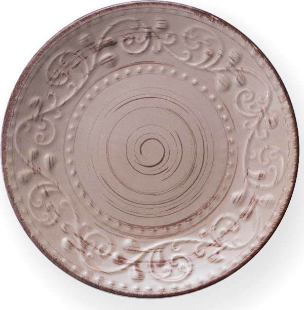 Hnědý dezertní talíř z kameniny ø 21 cm Serendipity – Brandani