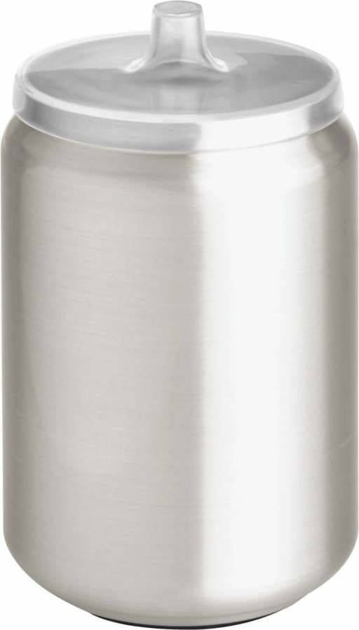 Koupelnový organizér na vatové tampony z nerezové oceli ve stříbrné barvě Austin – iDesign