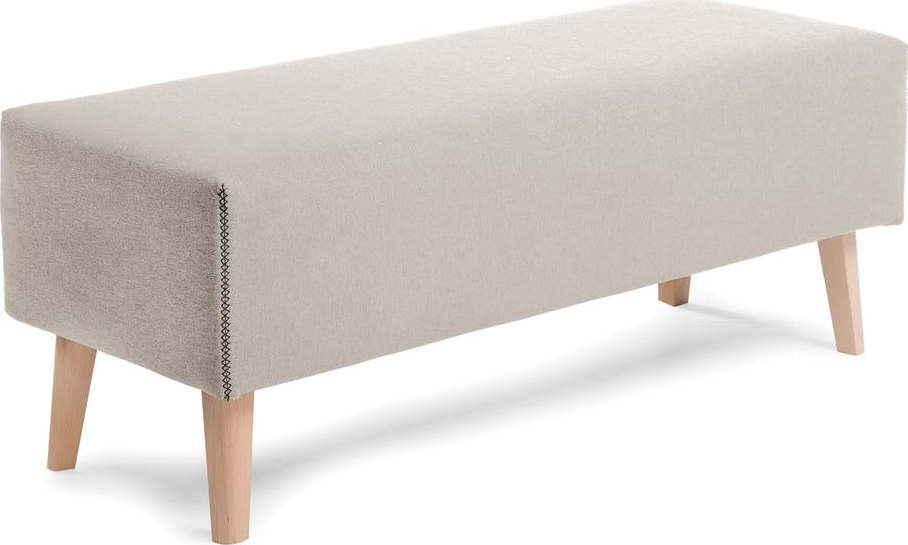 Béžová lavice Kave Home Lydia