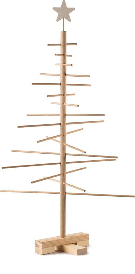 Dřevěný vánoční stromek Nature Home, výška 75 cm