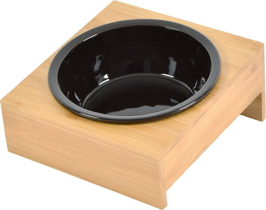 Bambusová miska s podstavcem pro psa ø 16 cm – Love Story