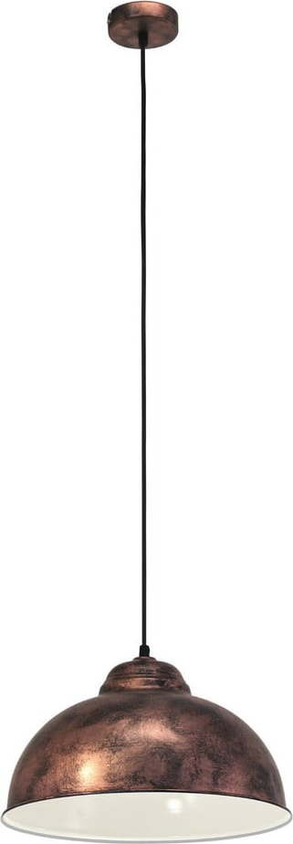 Závěsné svítidlo v bronzové barvě s kovovým stínidlem ø 37 cm TRURO 2 – EGLO