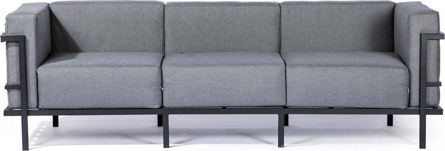 Grafitově šedá trojmístná zahradní pohovka Bonami Selection Bellisima