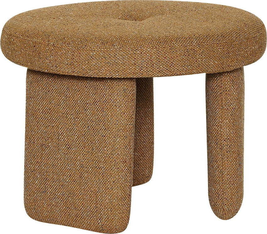 Taburet v hořčicové barvě Rocco – Hübsch