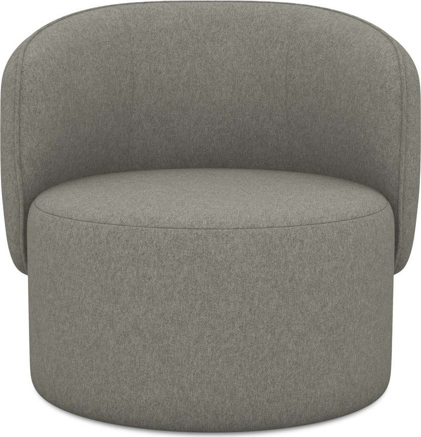 Šedé křeslo Ipo – Makamii