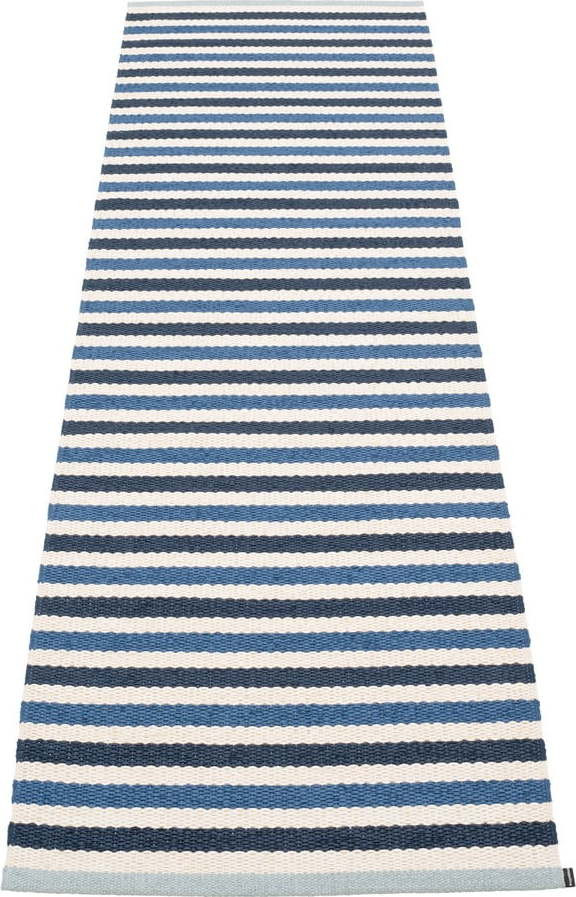 Modro-krémový vnitřní a venkovní běhoun 70x240 cm Teo Denim – Pappelina