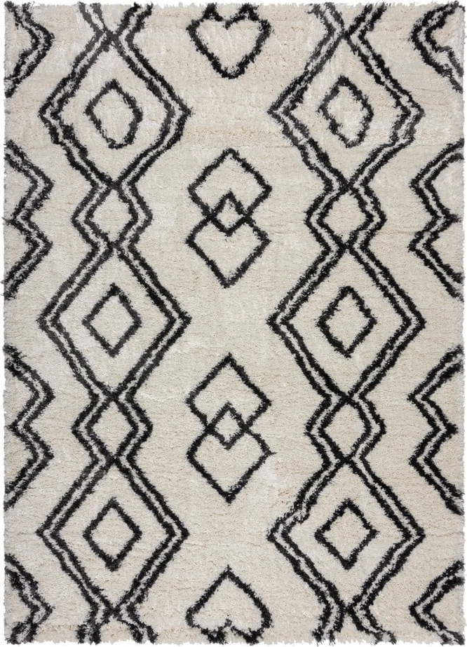 Koberec slonovinový 120x170 cm Atlas Berber – Flair Rugs