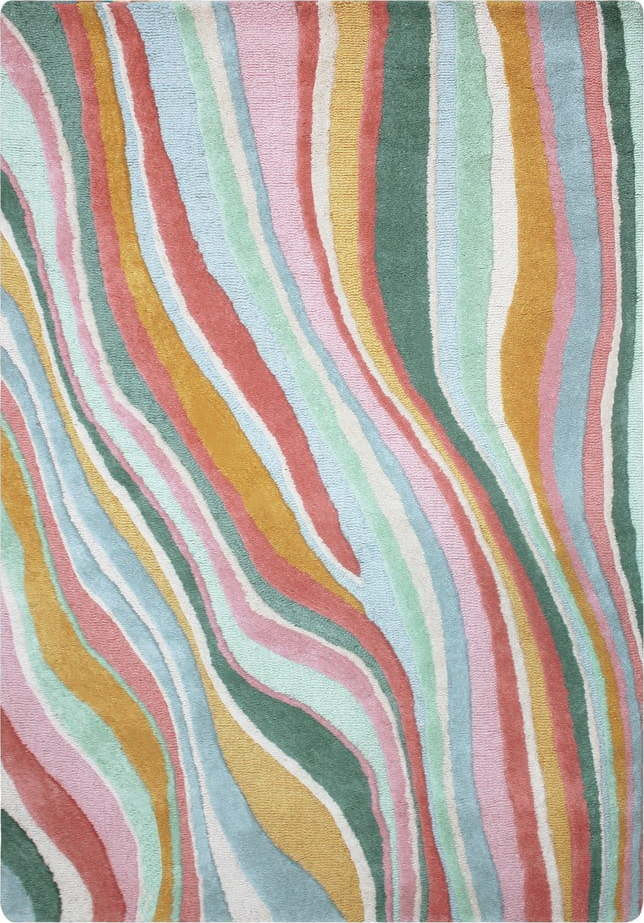 Ručně tkaný vlněný koberec 120x170 cm Abstract Flow – Flair Rugs