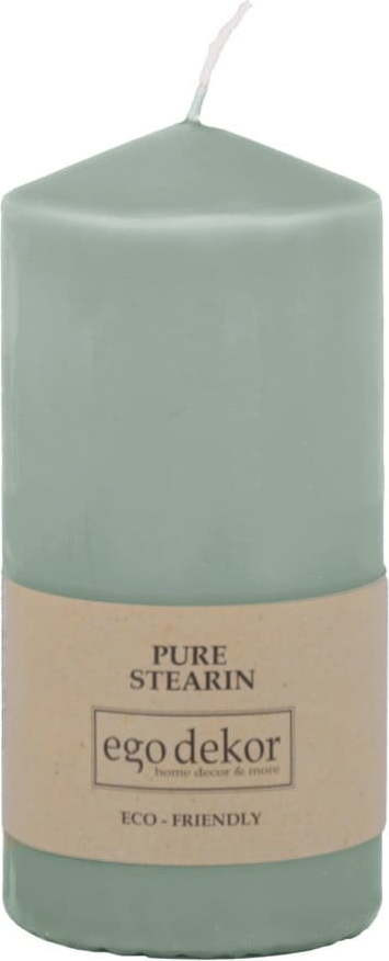 Tyrkysově modrá svíčka Eco candles by Ego dekor Top, doba hoření 30 h