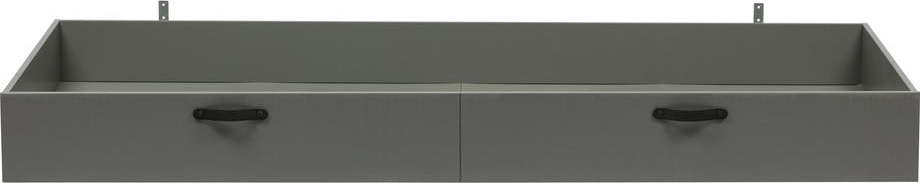 Šedý šuplík pod postel Morris – WOOOD