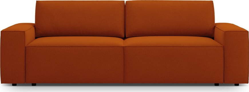 Rozkládací pohovka v cihlové barvě 247 cm Jodie – Micadoni Home