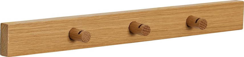 Nástěnný věšák v dekoru dubu v přírodní barvě 40 cm Cosplay – Hübsch