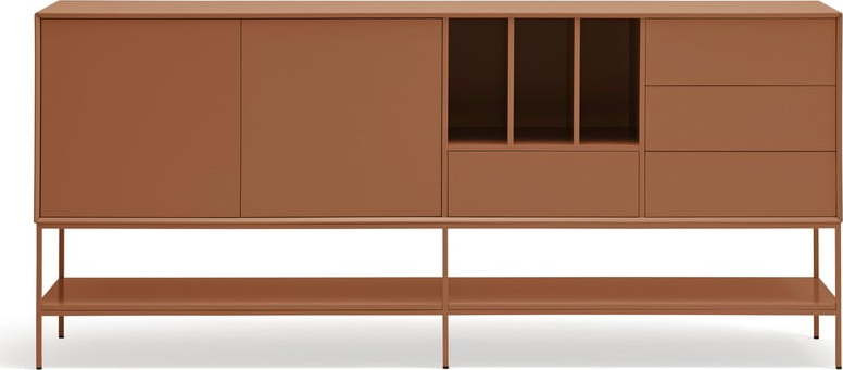 Komoda v cihlové barvě 220x98x45 cm Platt – Teulat