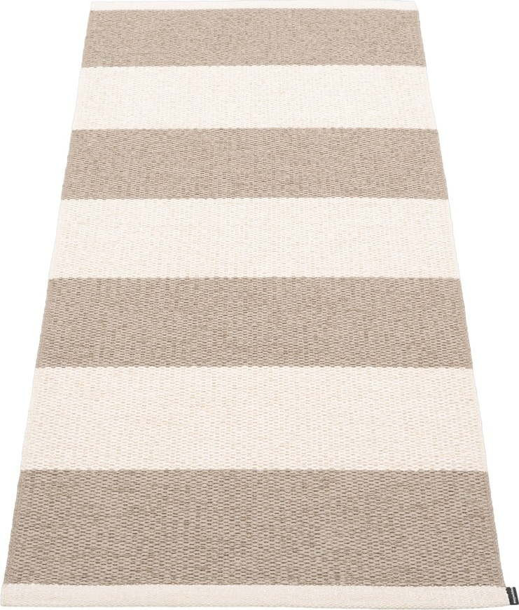 Béžovo-krémový vnitřní a venkovní běhoun 70x150 cm Bob Mud Vanilla – Pappelina