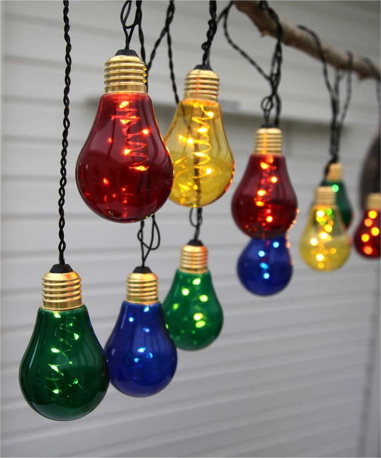 Barevný světelný LED řetěz Star Trading New Glow, délka 3,6 m