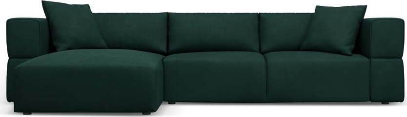 Zelená rohová pohovka, levý roh Esther – Milo Casa