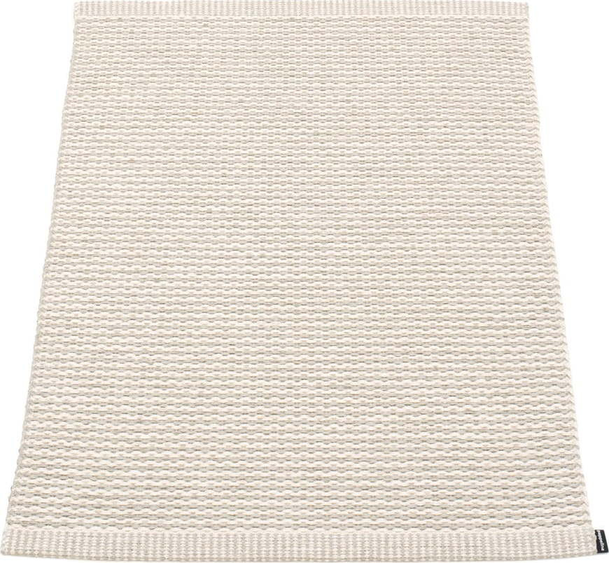 Krémový vnitřní a venkovní koberec 60x85 cm Mono Linen Vanilla – Pappelina