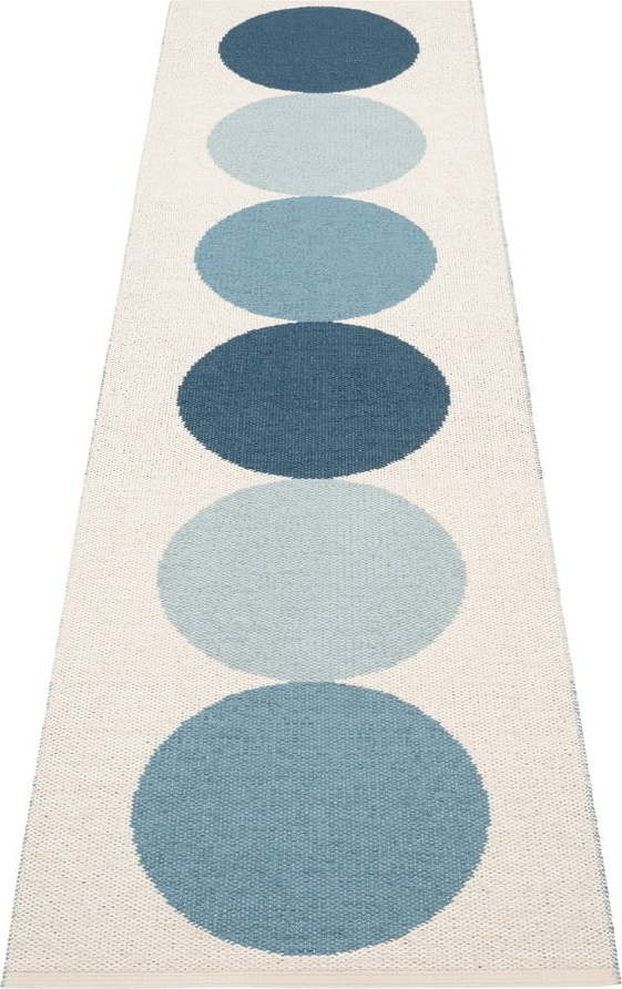 Modro-krémový vnitřní a venkovní běhoun 70x280 cm Otto Sky – Pappelina