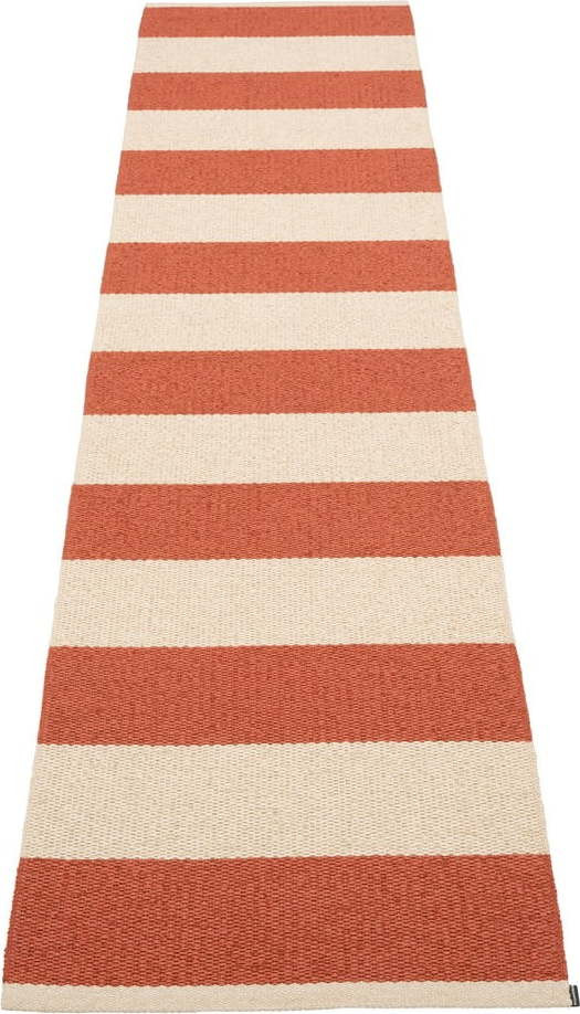 Vnitřní a venkovní běhoun v cihlovo-krémové barvě 70x300 cm Bob Brick – Pappelina