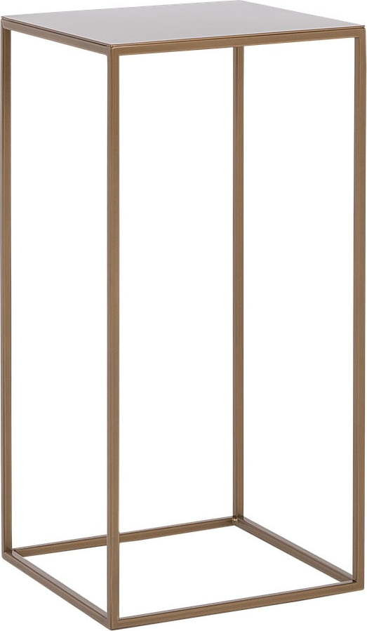 Odkládací stolek s konstrukcí ve zlaté barvě CustomForm Tensio