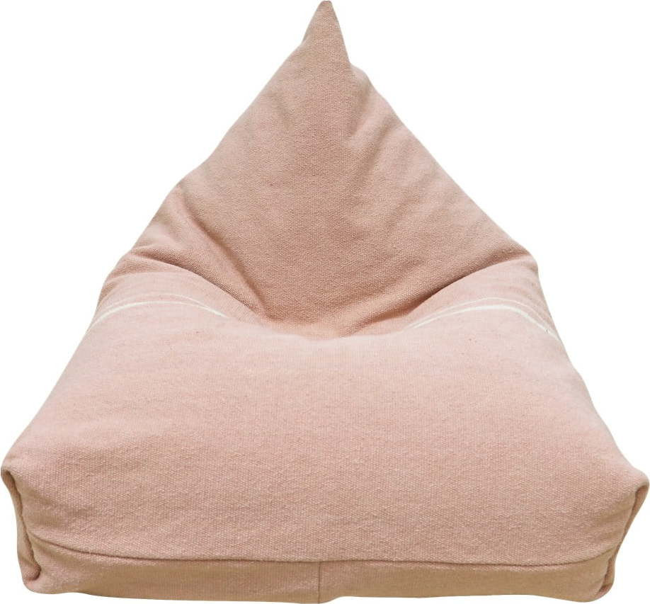 Dětský sedací vak starorůžový Cleo Vintage Nude – Lorena Canals