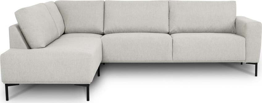 Světle šedá rohová pohovka (levý roh) Loosdrecht – Scandic