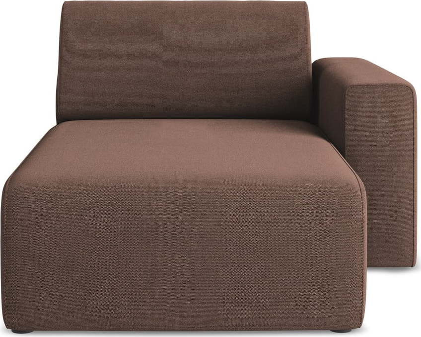 Růžový modul pohovky (pravý roh) Kalea – Makamii