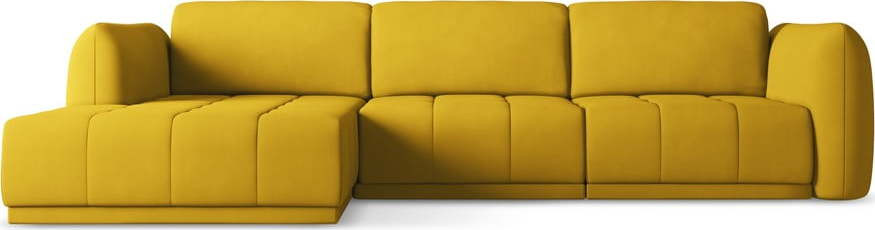 Žlutá rohová pohovka (levý roh) Hoku – Makamii