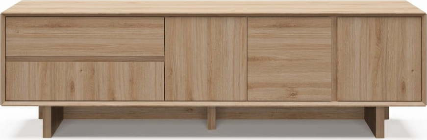 TV stolek v dekoru dubu v přírodní barvě 180x55x45 cm Carpi – Marckeric