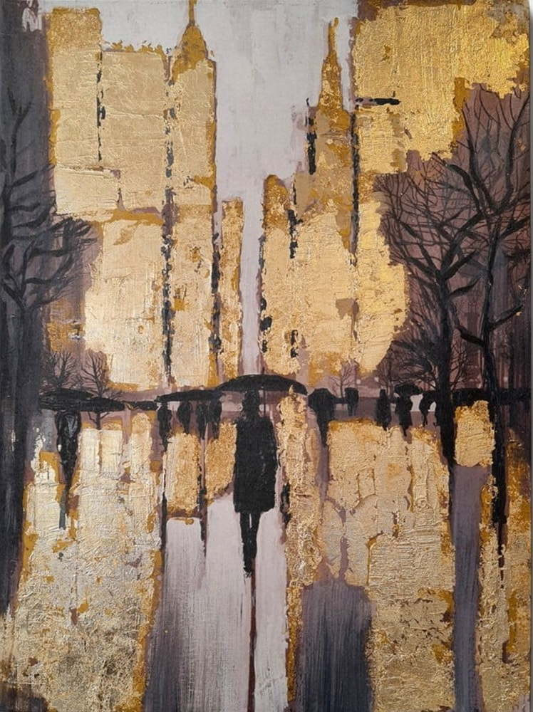 Ručně malovaný obraz 70x100 cm – Wallity